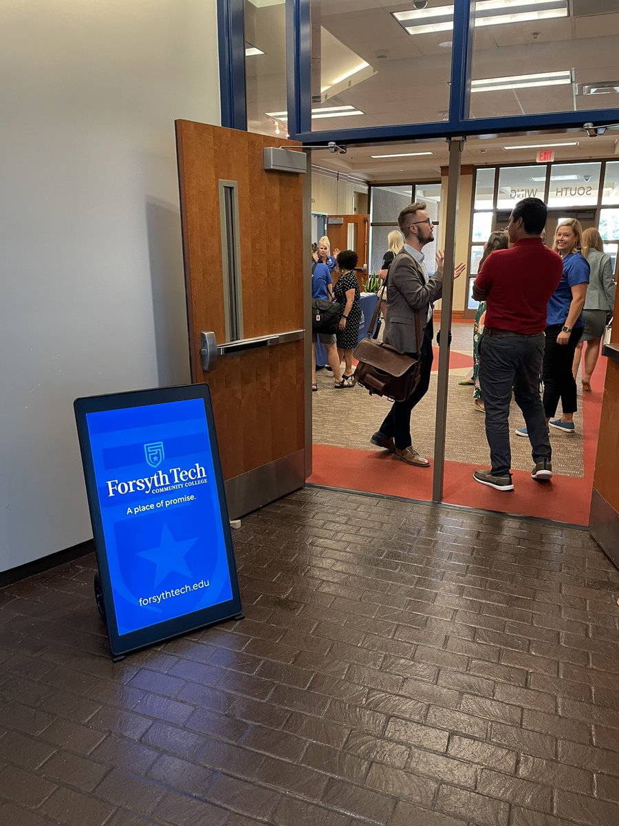 ChuckKaylor's tweet photo. NC Reconnect orientation event for Adult Learners kicking off at @ForsythTechCC.  The energy is palpable!  @BelkEndowment’s good friend, @ForsythTechPrez and team making everyone feel more than welcome in this “Place of Promise”.  @NCCommColleges @myFutureNC https://t.co/cPC275i2ja
