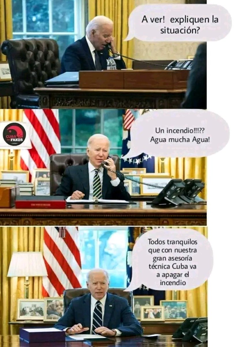 Biden, el bombero 😒
