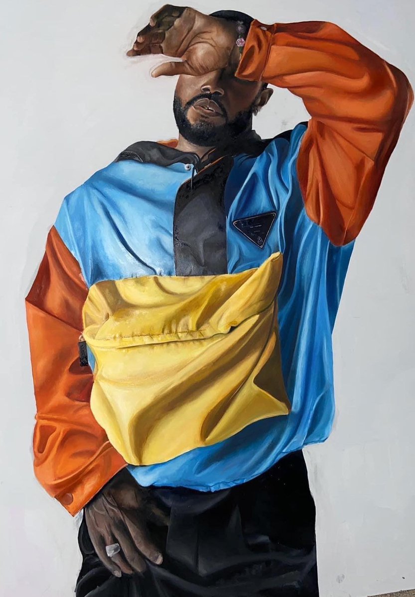 bigholynina's tweet photo. My Frank Ocean painting for sale. 48x62 $2,000 https://t.co/B0r4f2LeIw