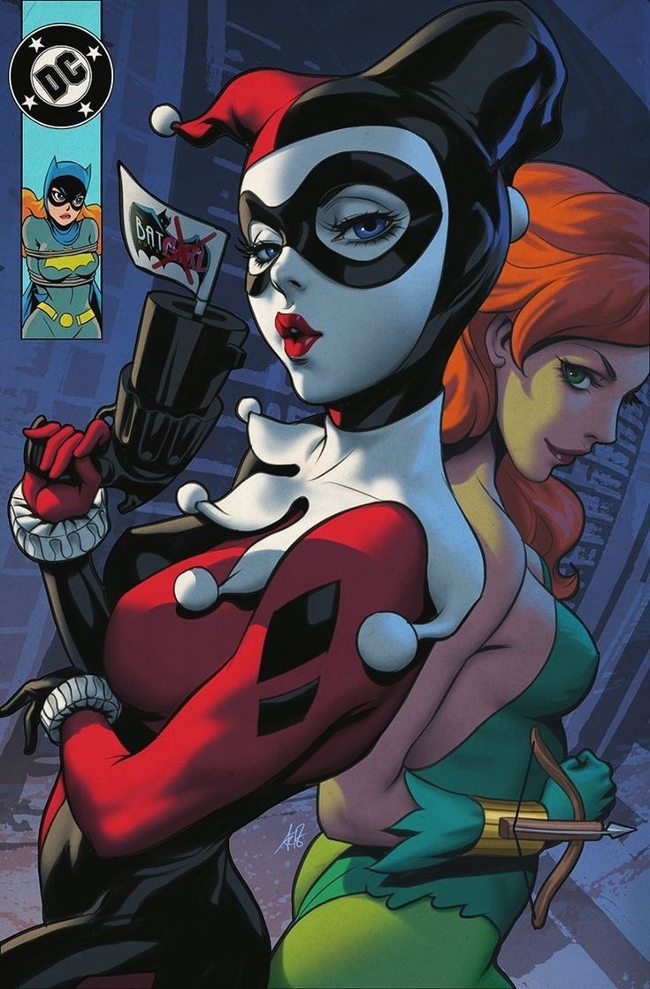 Harley Quinn and Poison Ivy by <a href="/Artgerm/">Stanley Artgerm™ Lau</a> 💫 // #dccomics