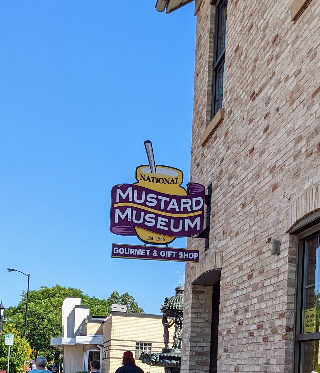 TiMthisIS's tweet photo. Next time you're in Madison @JimNorton, the National Mustard Museum is right down the road. #JimandSam https://t.co/AG2VIHCQYd