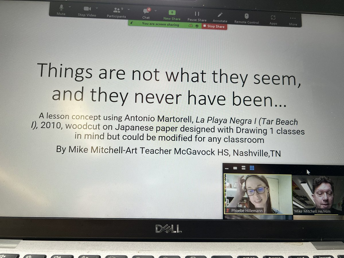 MikeMit42546882's tweet photo. It was an honor to represent @MetroSchools &amp; @mcgavock_high at @americanart teacher institute this summer. Today we got to share our lesson concepts with fellow teachers throughout US. #McGavockArt #SAAMteach https://t.co/86LdEn7Qs0
