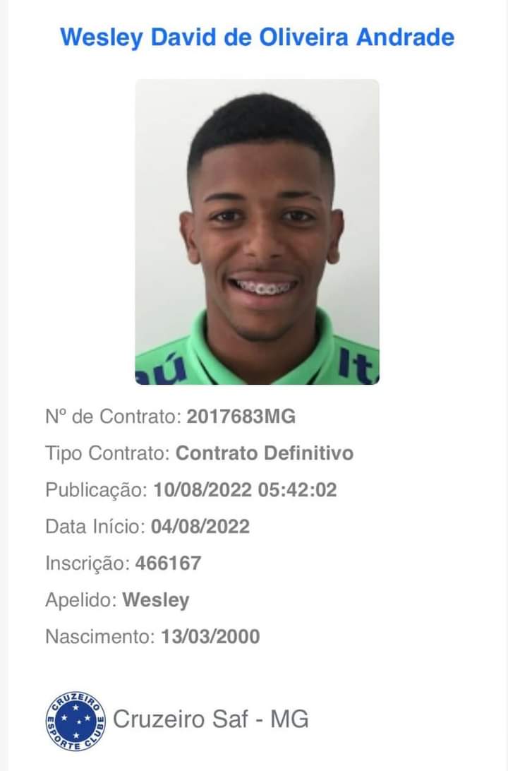 Wesley Gasolina reforçará o Cruzeiro