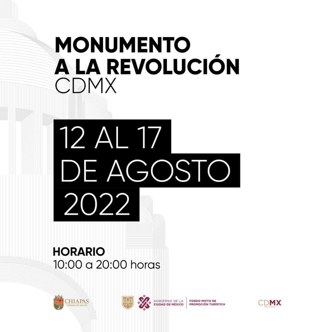 ChiapasGobierno's tweet photo. Vigésima quinta edición de la Expo Ámbar de Chiapas 2022, que se llevará a cabo en la explanada del Monumento a la Revolución en la #CDMX a partir del 12 de agosto.

@Artesania_Chis https://t.co/FLu2Wj2QAN