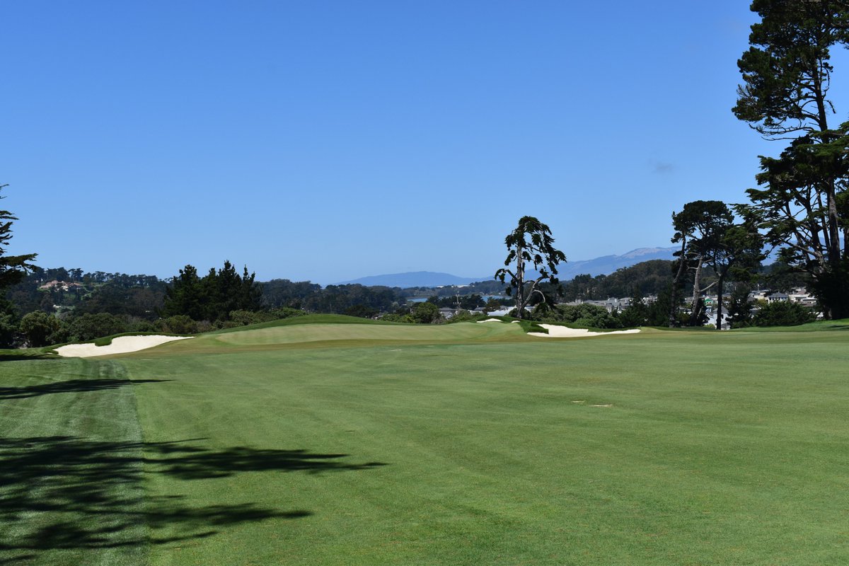 A shot of Lake Merced over 8 green, 16 green, 11 green from 11 fairway, and the view of Sutro tower from 4 on a beautiful sunny day out here at LMGC! #golf #course #golfcourse #renovation #LMGC #gilhanse #heritagelinks
