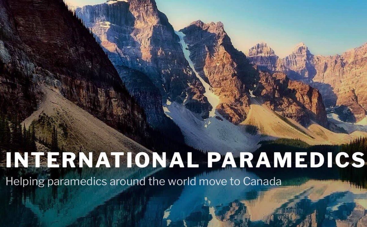 New challenge?…. Next move?… Next Adventure?…. Looking for change?

Thought about moving your paramedic career to Canada?  

Check out our website to find out more about the HOW and start the process!!  

internationalparamedics.com 

#internationalparamedic #paramedic #canada