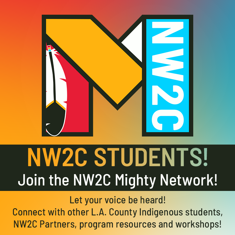 NW2C Students! Have you signed up for the NW2C Mighty Network?! If not, then what are you waiting for? The NW2C Mighty Network is YOUR place for all things Native Ways 2 College!
Just sign up at ndgnsla.net! 

#nativeways2college #nw2c #nw2cla #mightynetwork