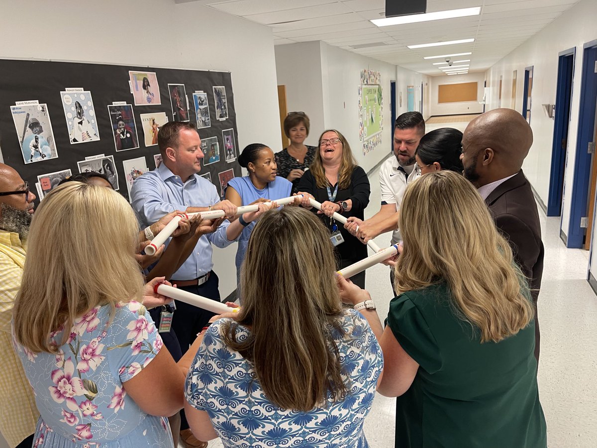 #aacpsawesome  Our awesome new principals having fun at their first PD.