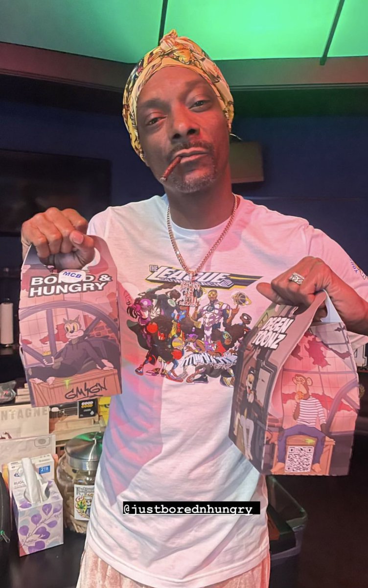 Looks like <a href="/SnoopDogg/">Snoop Dogg</a> got his TOONZ MEALS! Have you? 🍔🍟

There’s 2 days left! Make sure to visit <a href="/BorednHungry/">Bored & Hungry | Home of America's Best Burger</a> for yours.