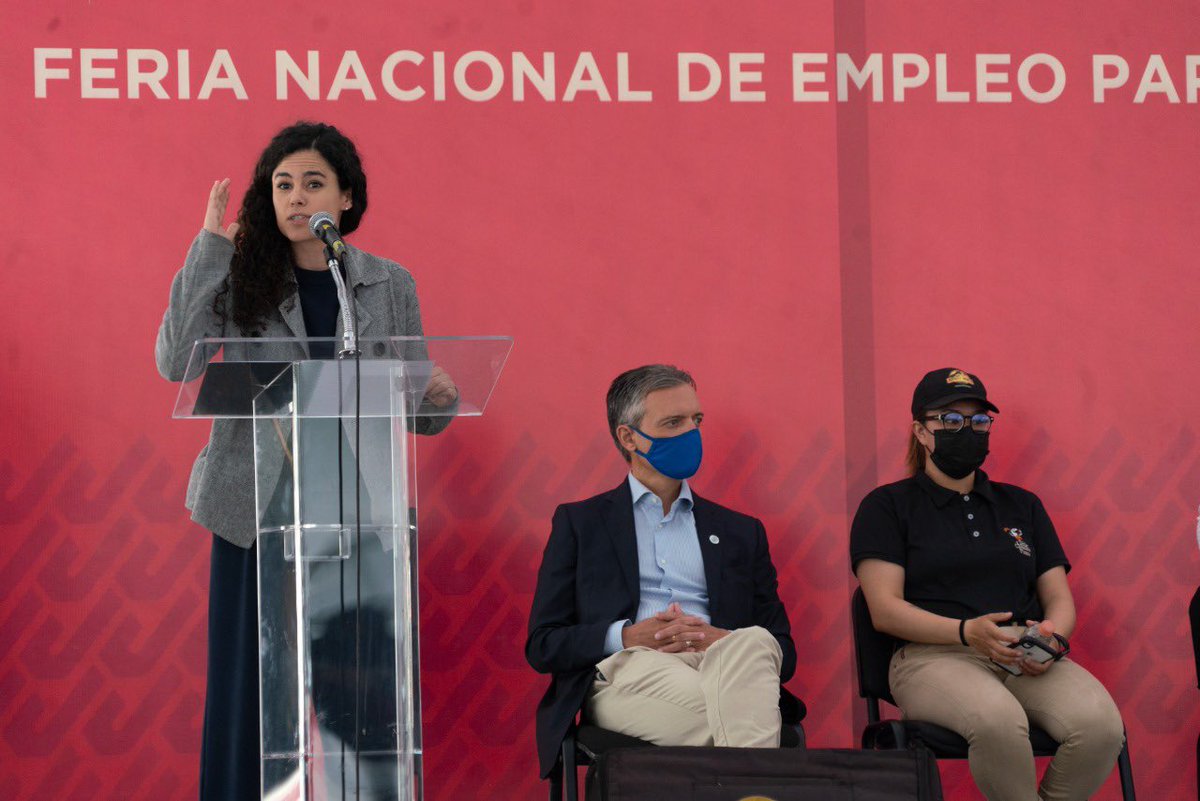 LuisaAlcalde's tweet photo. Hoy, desde Iztacalco, inauguramos junto a @Luis_diazdeleon las Ferias Nacionales del Empleo que se estarán realizando en todo el país durante el mes de agosto. 

Más de 80 mil vacantes en más de 2 mil empresas!

Si estas buscando una oportunidad entra a: https://t.co/CkQeXcAR8a https://t.co/AYJbaCzeLs