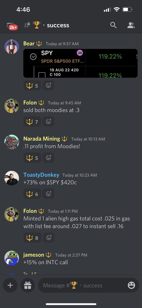 Triton 🔱 members were signaled to mint Moodies from WL and monitor secondary. With info shared in our alpha chat, our collective absolutely feasted with Moodies hitting .35e floor! Last chance to enter our free beta before we mint on 8/14 😊

PS- Dont sleep on our option calls!