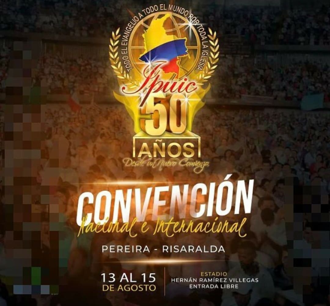 IPUIC1's tweet photo. #ipuic #colombia #pereira #ipuic50años #Iglesia #Invitación #convecion https://t.co/yYlvYbBD49
