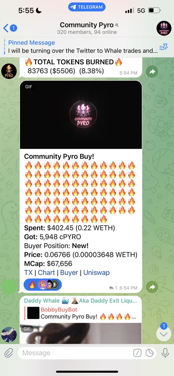 cashapp863's tweet photo. 3x just like that but I’m looking for 1000x isn’t that right @YONWORLD7  @cPYROERC you don’t even have to buy just chatting with us is enough love $cpyro $pyro @PyroTokenErc https://t.co/Qzxwf4b5Wf