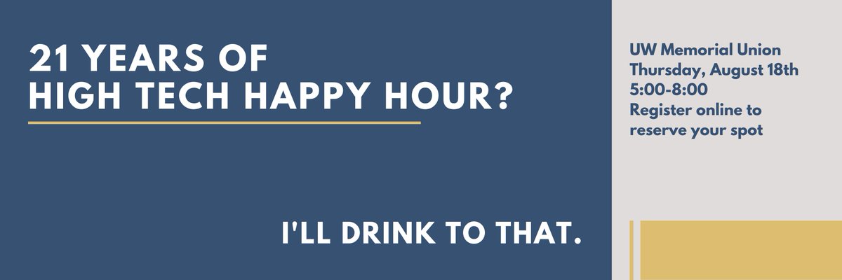 High Tech Happy Hour tweet media