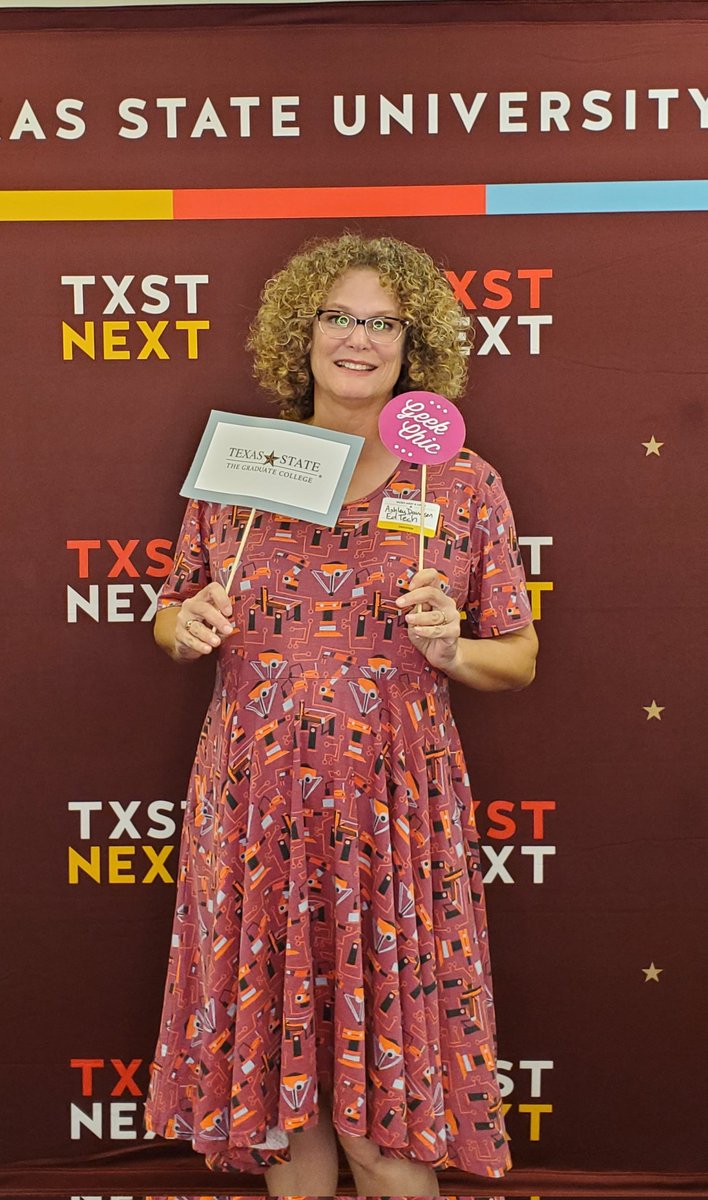 I'm so excited to start my master's program in EdTech <a href="/TxStateBobcats/">Texas State Bobcats</a> #TXSTGC