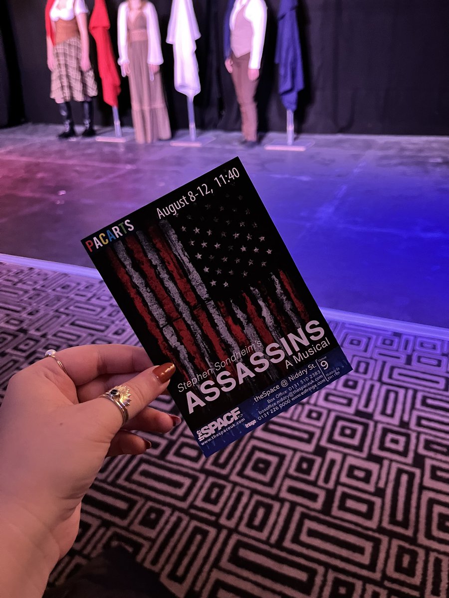 Team <a href="/playbill/">Playbill</a> spent some time with the PACARTS production of Stephen Sondheim’s Assassins! To learn more about this youthful revival, check out our live blog.
#PlaybillGoesFringe
#PlaybillsFirstFringe