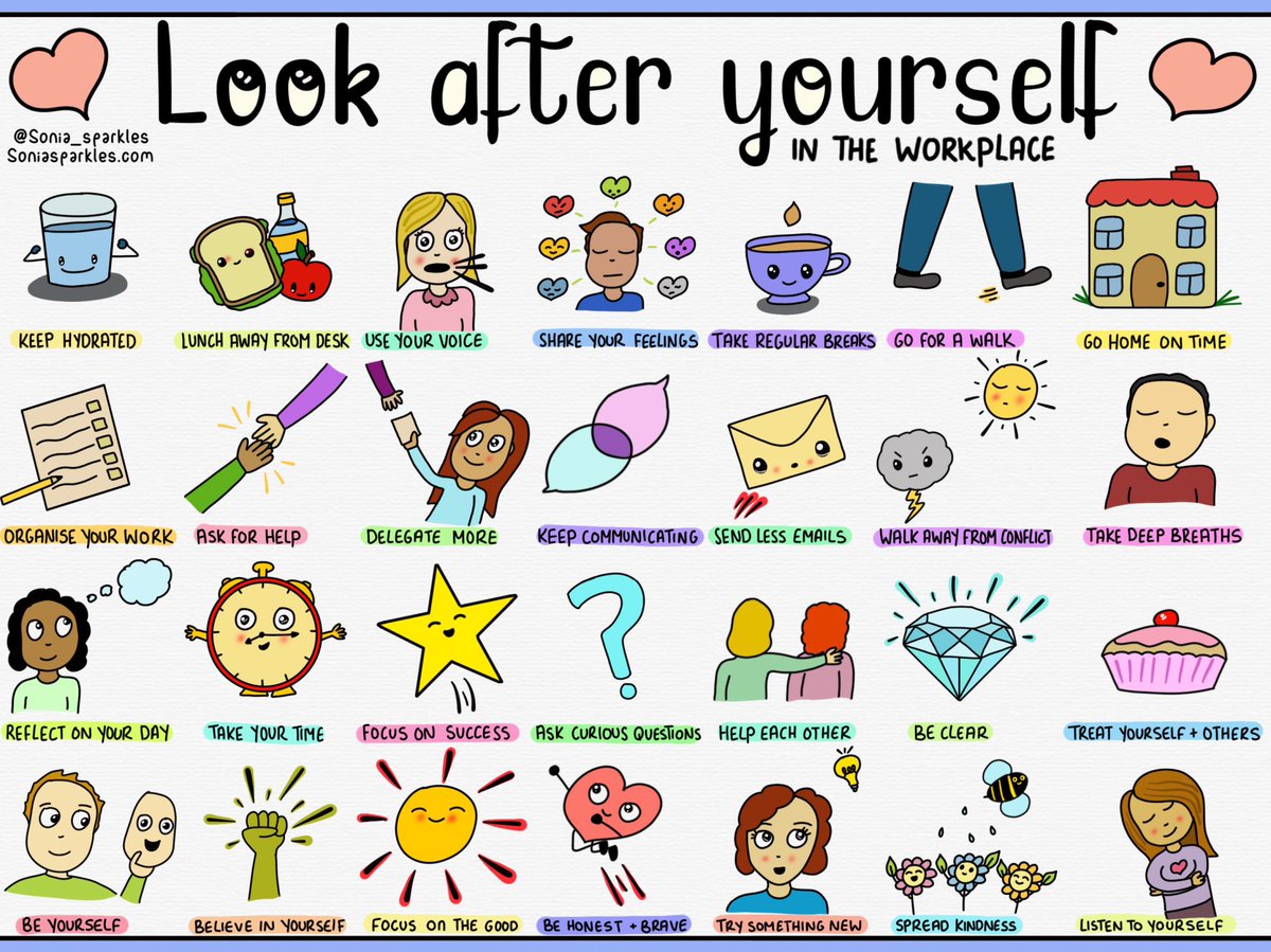 Following on from my burnout illustration, what small thing can you do to start to look after yourself? 
Make a change - one step at a time #wellbeing