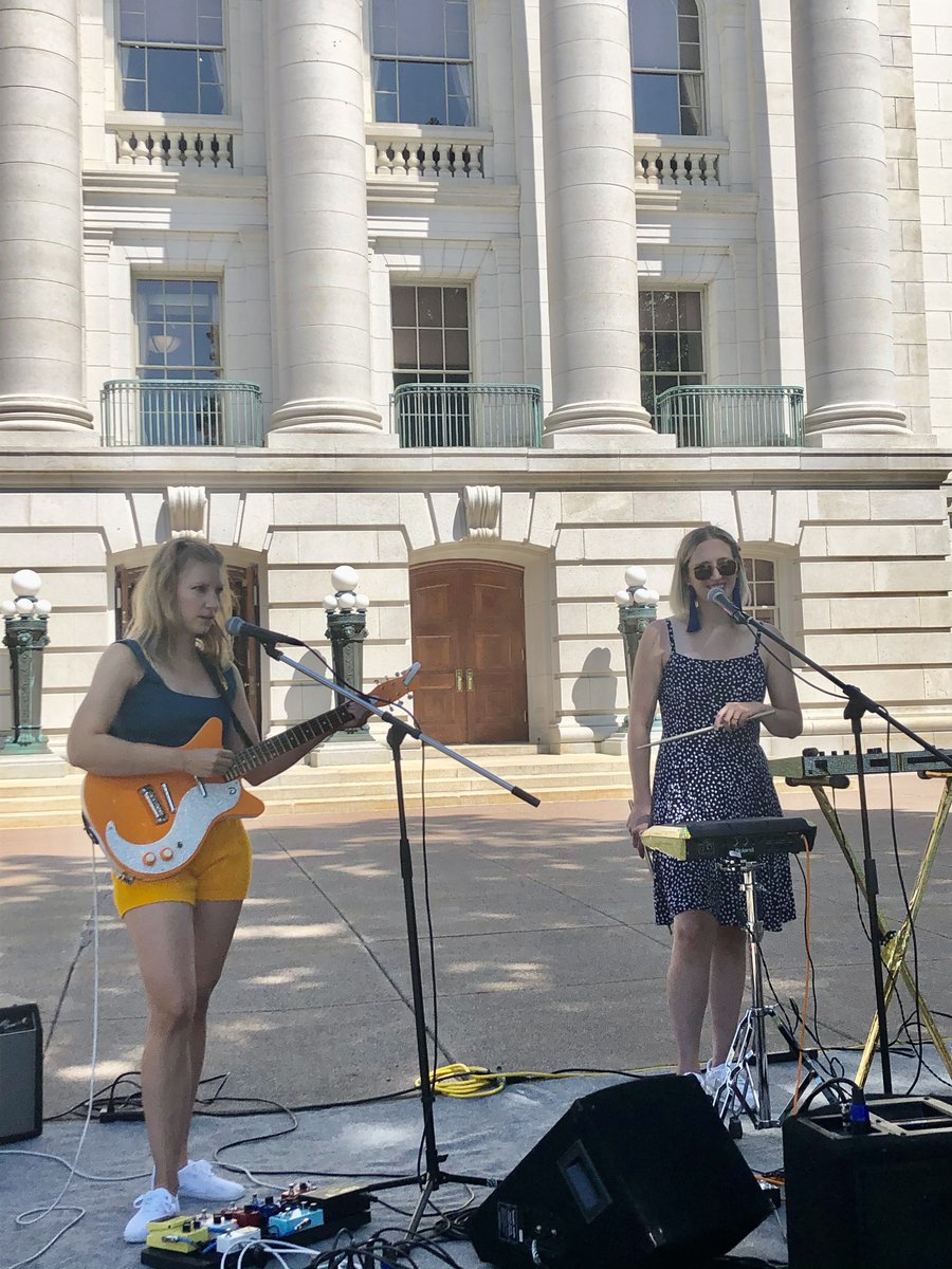 MayorOfMadison's tweet photo. Madison Night Market is back Thurs 8/11 (tomorrow!) &amp; Thurs 9/9. This year, more than ever, Downtown businesses are welcoming the community back downtown! Featuring 90+ local vendors &amp; musical performances from @AngelaPuerta_ &amp; @singseasaw Learn more here: https://t.co/TjDVJQAWET https://t.co/GTjWkvpxqS