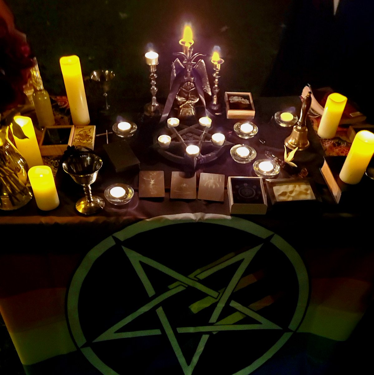 DCSatanists's tweet photo. In our annual Rite of Remembrance we honor the memory of loved ones we've lost and bygone figures from whom we draw inspiration. We formally acknowledge the legitimacy of grief, from the sorrow of loss to rage at injustices that so often lead to death. https://t.co/0WMFCNUpqd