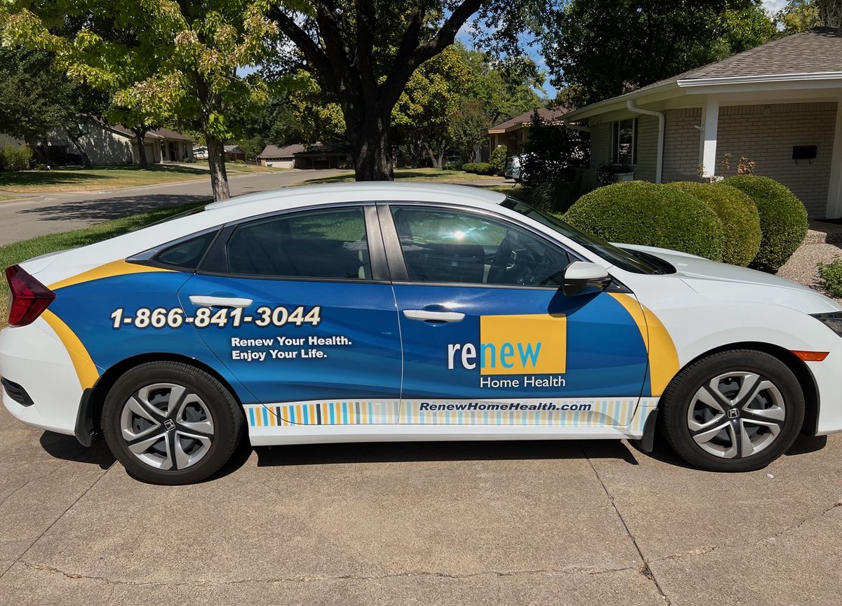 RenewHomeHealth's tweet photo. It’s contest time here at Renew #homehealth and we want to see all of the places you notice our new branded  cars! 

When you see one, snap a picture, post it on your social channels &amp; tag us in it! 

Whoever posts the most pictures of the cars, will win a prize! https://t.co/giaPxi0Lbo