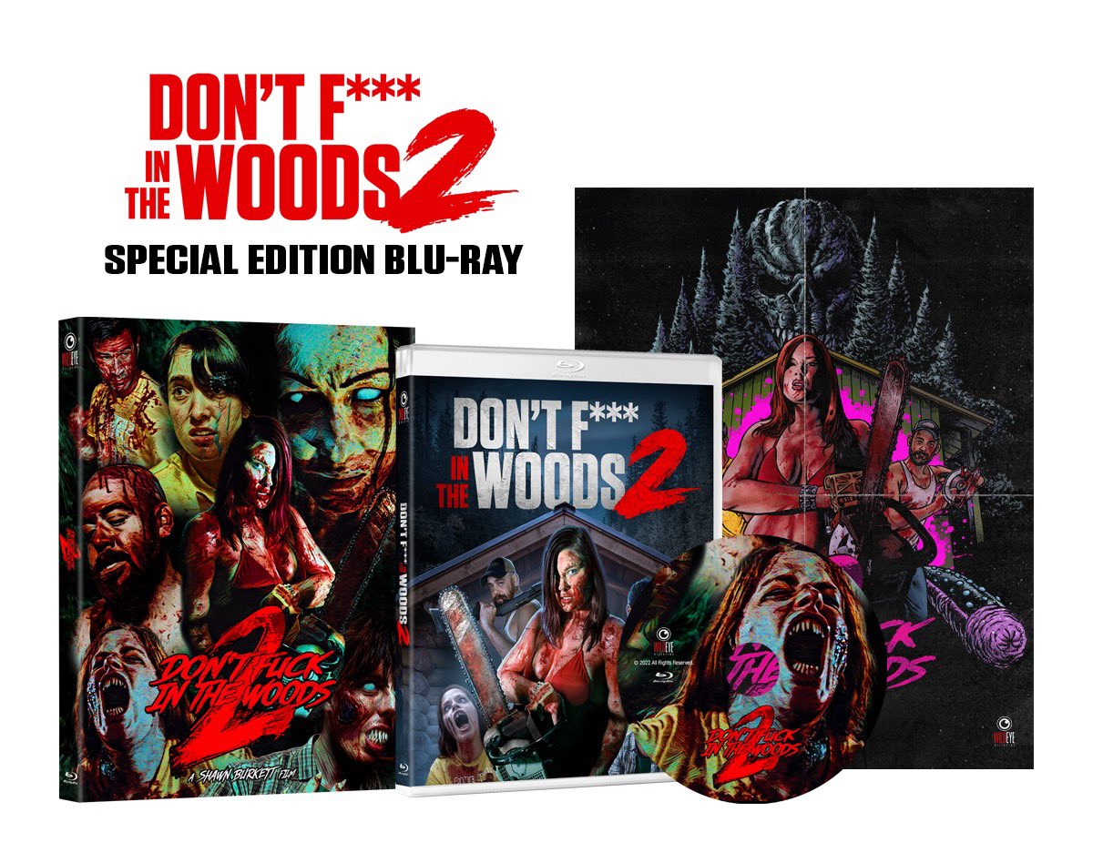 DFITWmovie's tweet photo. Pre-Orders for Don't F*** In The Woods 2 are now available! INCLUDING the special edition Blu-ray!
LETS GET THIS TRENDING ON AMAZON!!!!!
https://t.co/BBIWb2QHCK
#dfitw #WildEyeReleasing #conceptmediafilms #supportindiehorror #supporthorror #trending #creaturefeature https://t.co/3XymbBEE36