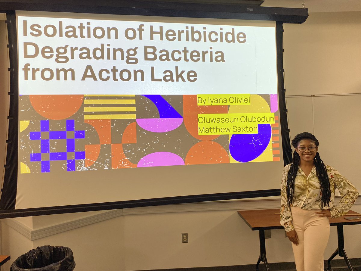 ecoevogirl's tweet photo. This is such a late post but I’m so excited to announce that I have finished my Miami REU. It was bittersweet but I enjoyed my experience and I’m so proud of my work! Shoutout to my PI @matthewasaxton and my lab mate Oluwaseun for teaching me so many skills!! https://t.co/eBqP3tRBvO