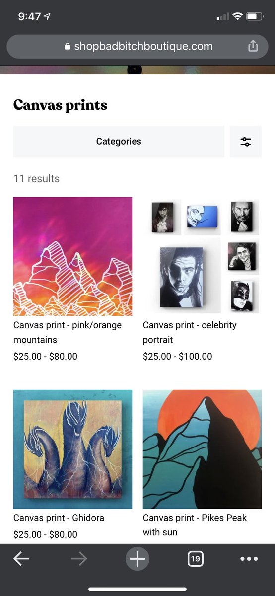 Hey, guess what! I’m moving again, rather abruptly. So my paintings need new homes before I have to start packing. Plus moving is expensive. THUS: 24hr deal starting NOW! 33% off all originals &amp; 15% off prints, no coupon needed. shopbadbitchboutique.com