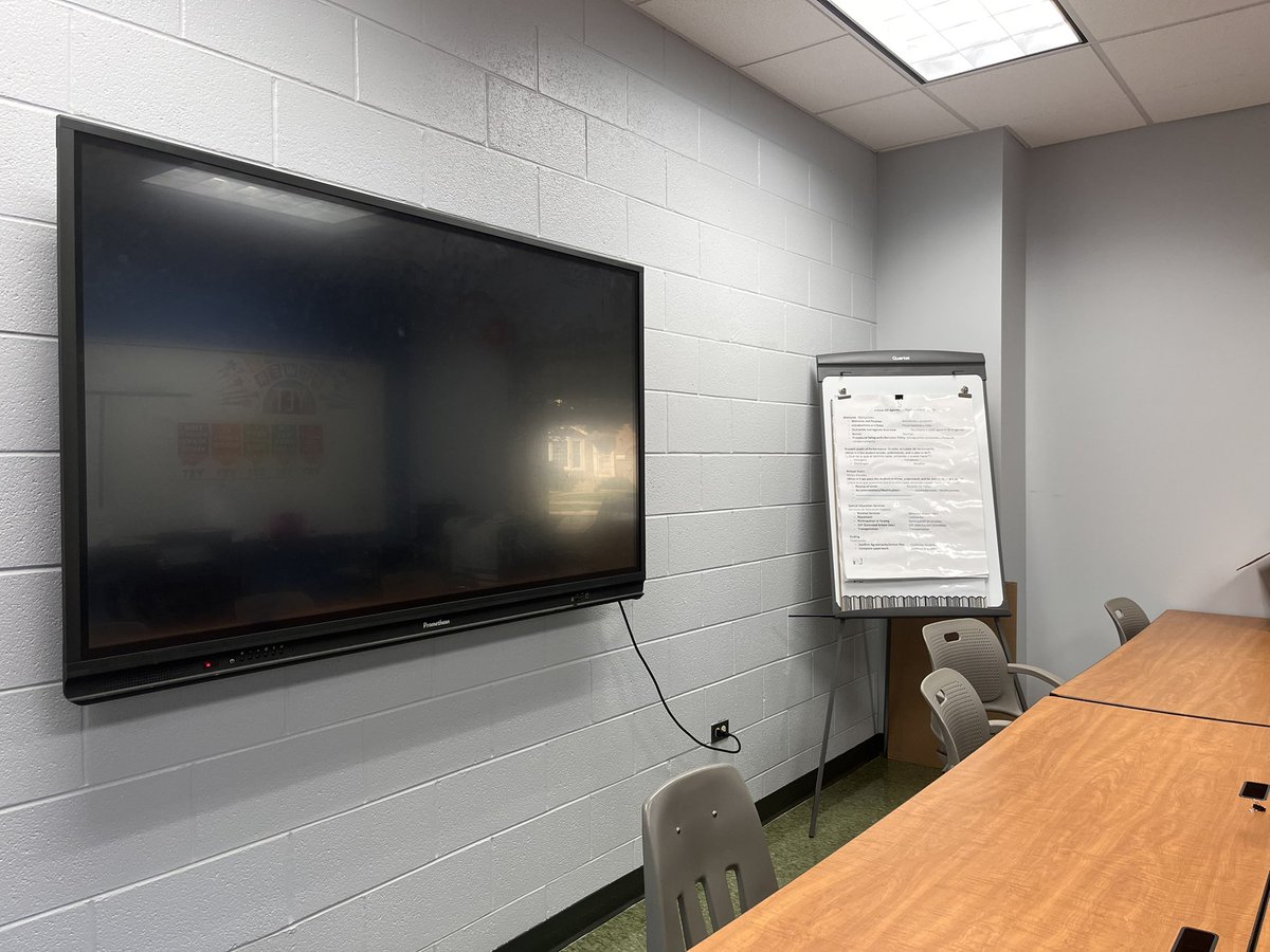 Prepping the IEP conference room with a Promethean board so families can see the IEP in real time and participate in a truly meaningful way. #FacilitatedIEP #EveryFamilyCounts #WeMoveForwardTogether <a href="/D99Cicero/">Cicero District 99</a> <a href="/Lincoln/">Abraham</a>