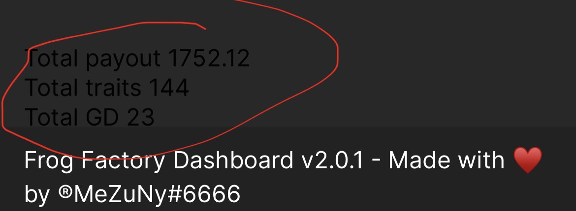 TheFactoryCNFT's tweet photo. This weeks total #ADA for #DANGEROUSDARTS payout this game goes on every week join our discord and get info on how to win!!
https://t.co/T1DNWMGYfu
#FROGFACTORY #Cardano #CardanoCommunity #CNFTs #NFTs #NFTGiveaways https://t.co/X234MkM1yn