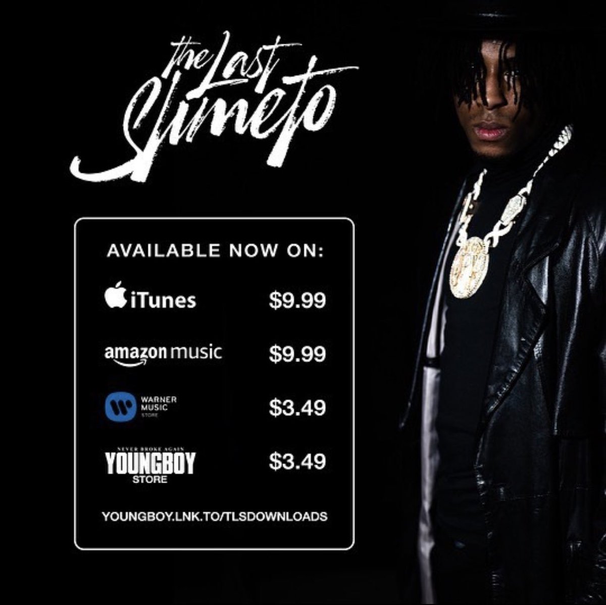 _ypcyoungboy's tweet image. NBA YoungBoy “The Last Slimeto” Links To (BUY THE ALBUM) youngboy.Ink.to/TLSDownloads