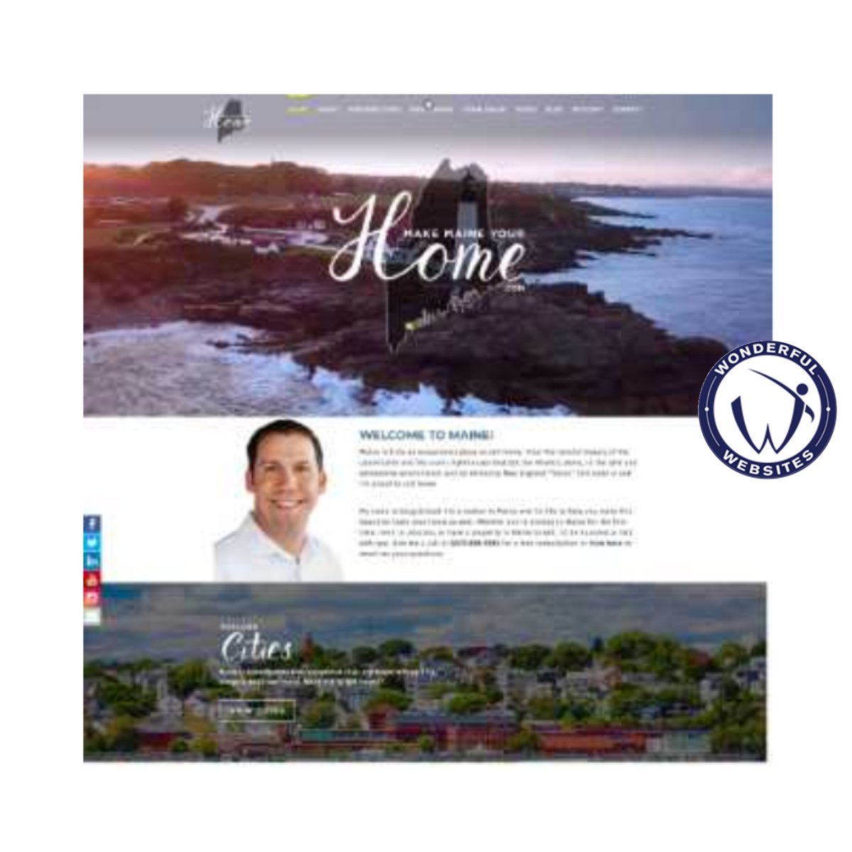 WWWebsiteDesign's tweet photo. Check out this overview of our experience helping a Cape Elizabeth, ME real estate agent improve his online presence with a redesigned website - https://t.co/kieMBTTsMc https://t.co/CeGWjZjQBH