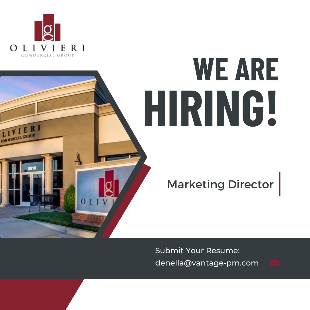 OCG16's tweet photo. We are still on the hunt for a full time Marketing Director to join our team! We are looking for someone who is an excellent communicator with at least 2 years of marketing experience. If you would like to apply please send your resume to denella@vantage-pm.com
#marketing #hiring https://t.co/iu05AKfWMX