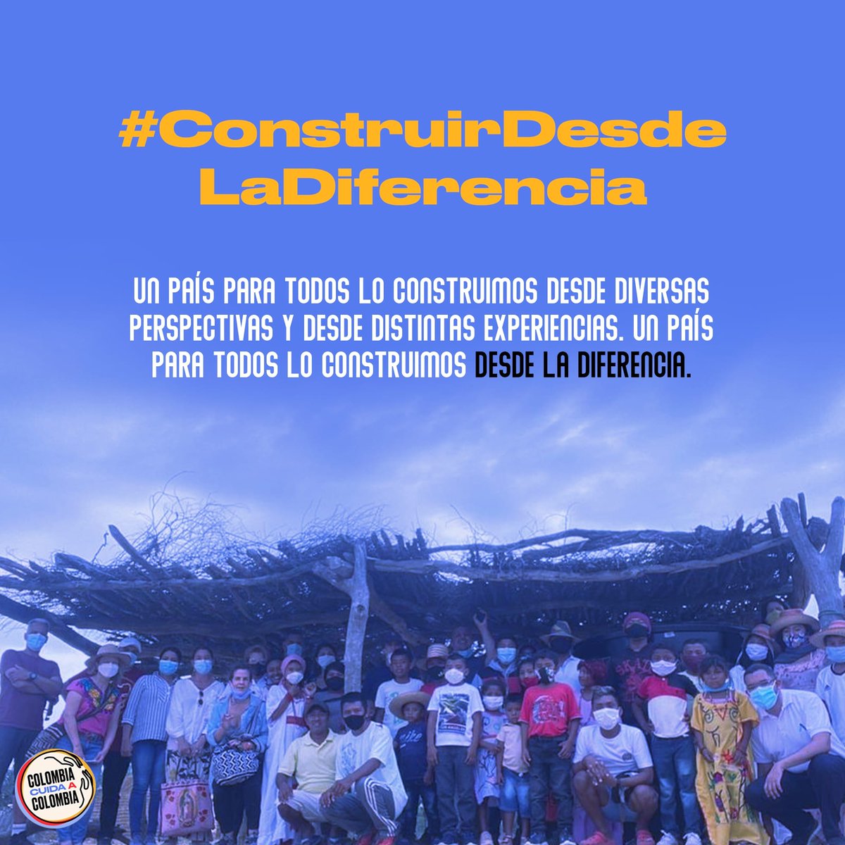 Nuestra mayor riqueza siempre será nuestra diversidad. 

Un país para todos lo construimos desde la diferencia. 

Y tú... ¿cómo CONSTRUYES DESDE LA DIFERENCIA? 

#ConstruirDesdeLaDiferencia #YoConstruyoDesdeLaDiferencia