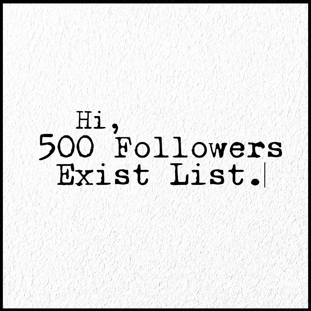 Hi, I exist. (@iexistnft) on Twitter photo First exist list opportunity! (WL)
Today I’m celebrating 500 followers existing with me🙏🙌🏼
I am giving away 10 spots, you need to:
1- Follow <a href="/IexistNFT/">Hi, I exist.</a>
2- RT this post
3- Tag 3 friends
There has never been a whitelist like this before. You will soon understand 👀 First exist list opportunity! (WL)
Today I’m celebrating 500 followers existing with me🙏🙌🏼
I am giving away 10 spots, you need to:
1- Follow <a href="/IexistNFT/">Hi, I exist.</a>
2- RT this post
3- Tag 3 friends
There has never been a whitelist like this before. You will soon understand 👀