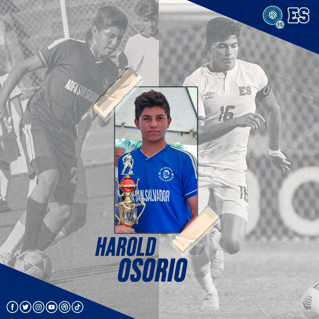 LaSelecta_SLV's tweet photo. ¡Sigue escribiendo tu propia historia @H_osorioo ✍🏼⚽!
✅ADFA San Salvador
📆 2014 a 2018
✅ @santateclafc
📆 2018 a 2019
📆 2019 Apertura
✅ Debut #LaSelectaMayor🇸🇻 2021
✅ @AlianzaFC_sv
📆 2020 Clausura a 2022
✅ @ChicagoFire
📆 2022 a 2024, prorrogable.
#LegionarioSLV https://t.co/6KxUA0qk3Z