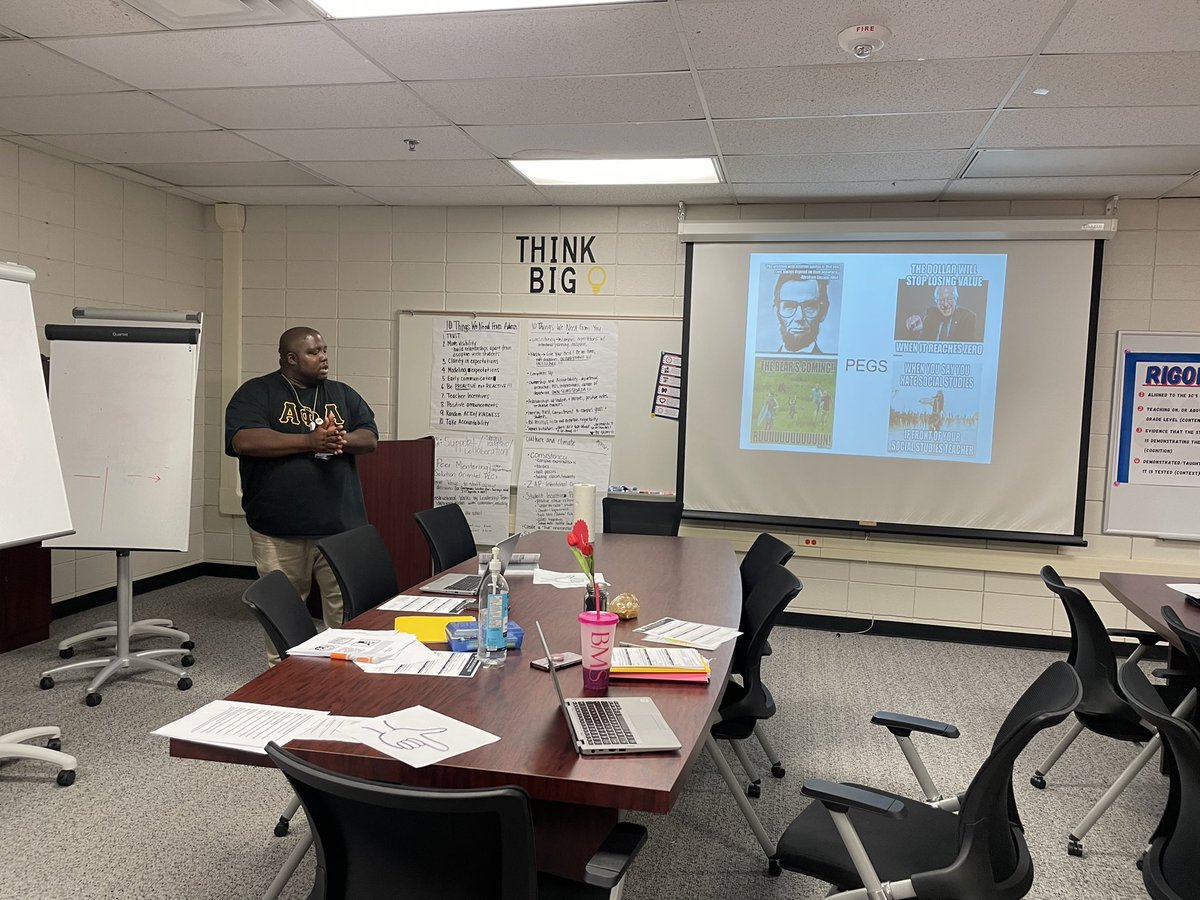 JouetDaniels's tweet photo. Our teachers enjoyed modeling their activities today…full of celebrations, full of great feedback, and most importantly calibration!!!! Our teams are super dope!!! Way to go History and RLA teams for your first modeling day!!!! @Byrd_Middle #LessonCalibration #PLCStrong #Allin https://t.co/b7ccxsYKJP