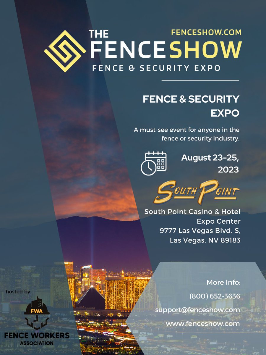 thefenceshow's tweet photo. Save the date! https://t.co/YuNBYGs0Ze