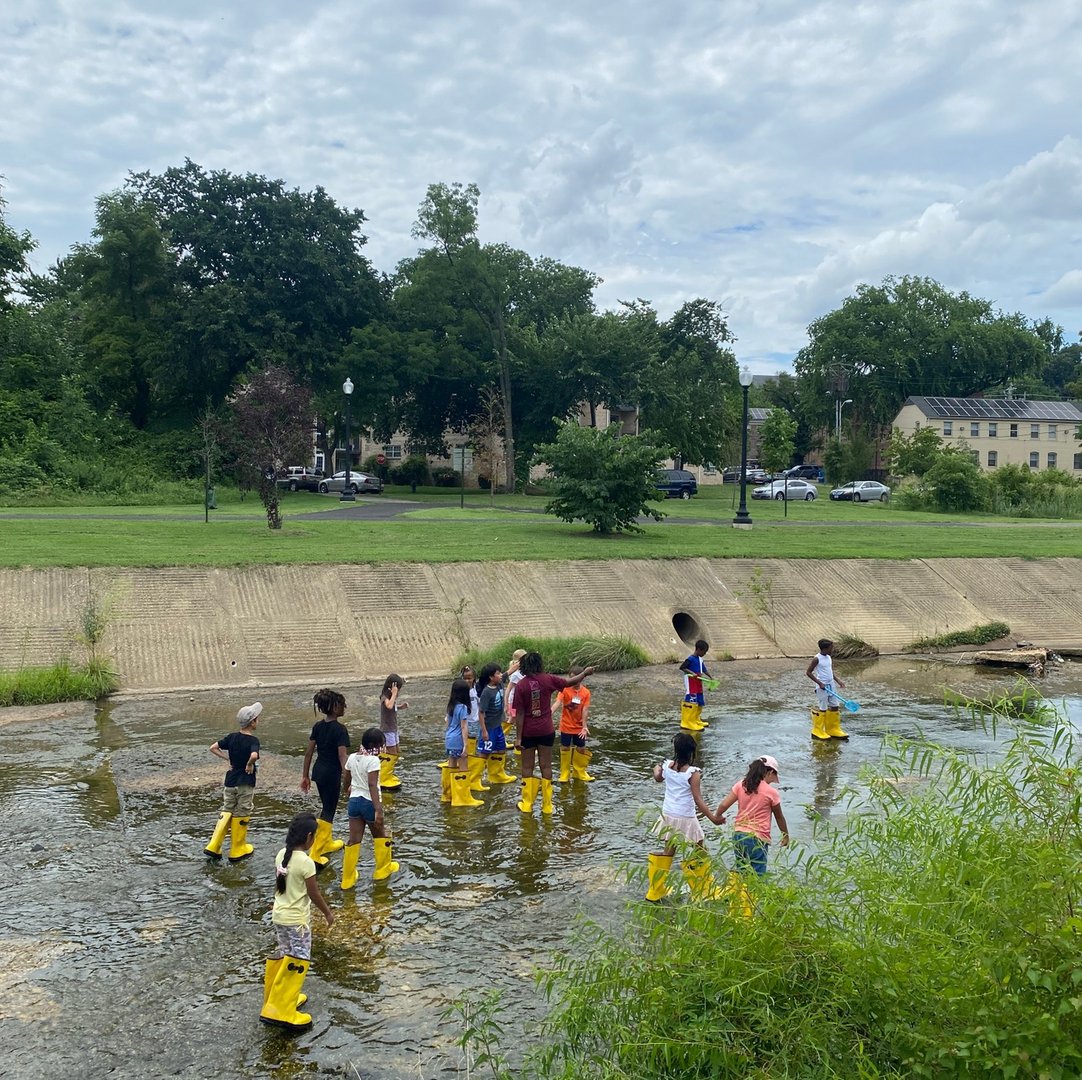 FoodPrintsDC's tweet photo. This summer, FoodPrints, @TheGreenScheme_ and @dc_greens met up at @Ward8WELL for a fantastic field trip! π±
Our students got to see how community comes together through creating inclusive, green spaces in their own city. π½π»
#growcookeatlearn #foodeducation #communitygarden https://t.co/raCFi5kHfd
