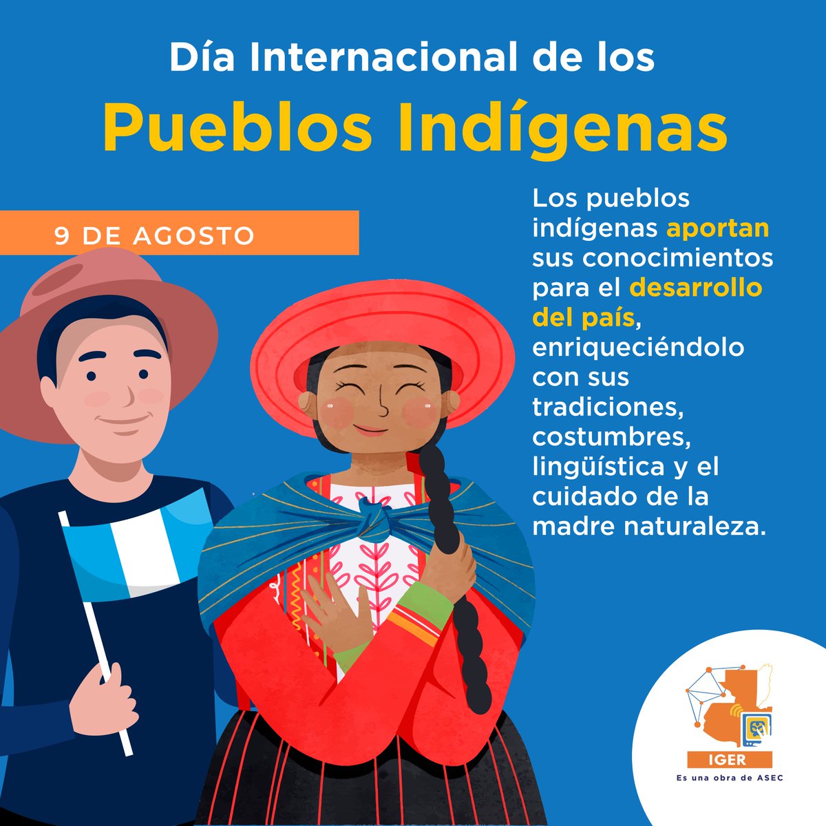 Dedicamos este día al reconocimiento de los pueblos indígenas y su aporte a la sociedad.
