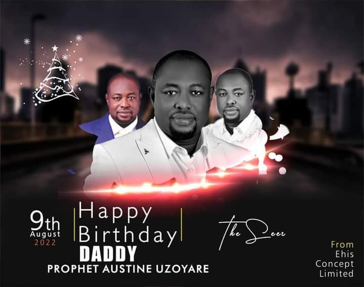 PUzoyare's tweet photo. We celebrate Gods General. Happy Birthday sir #ProphetAustineUI #prophetaustineuzoyare #prophetaustineuiministries #theseer #copram #mercyland #shilohTV https://t.co/l1YULYAVz5