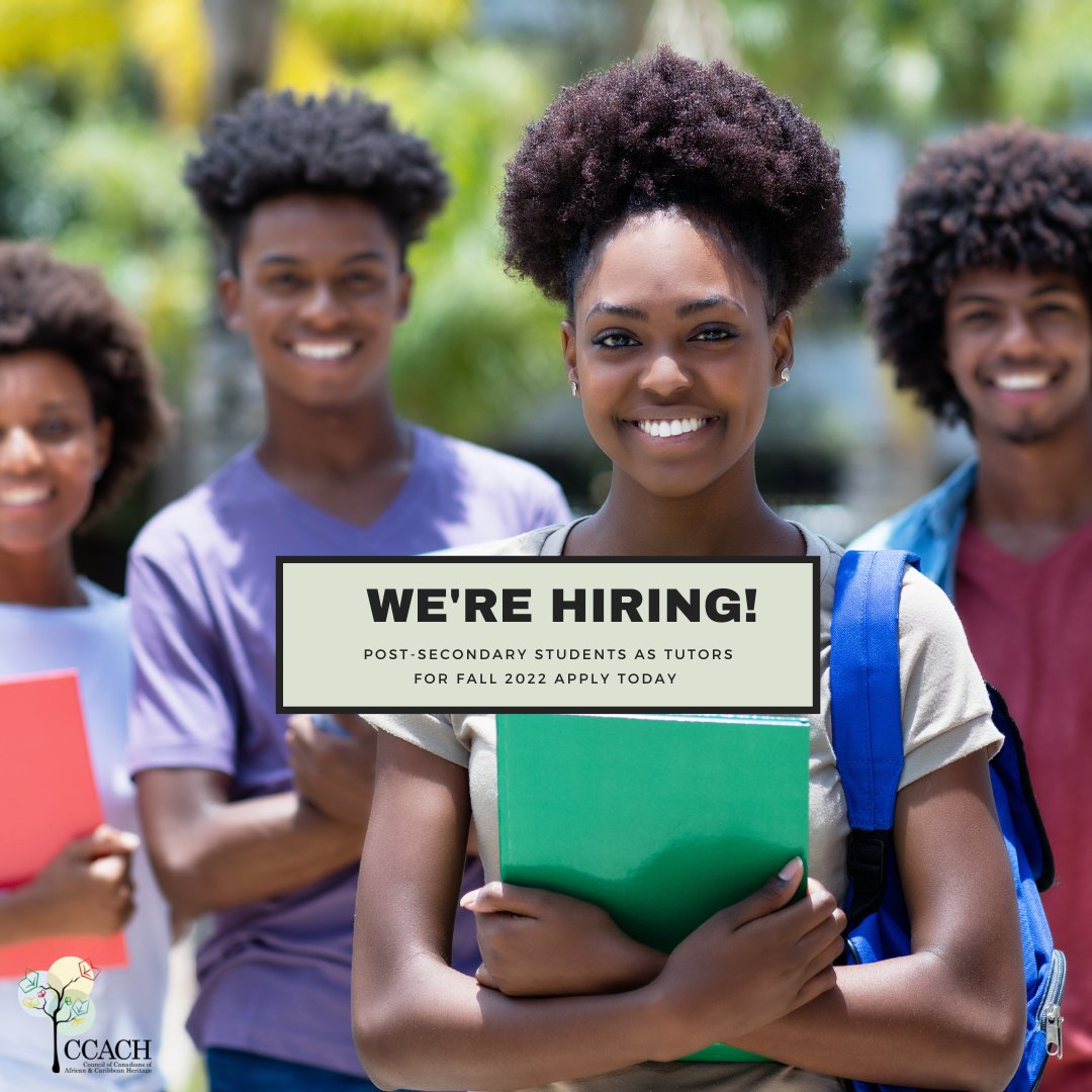 afroquiz's tweet photo. Are you a university student looking for a part-time job this upcoming school year? Do you work well with youth in grades 1 to 12? Look no further as our organization is growing and so is our need for tutors 📖

Click the link in our bio to apply today or give this post a share! https://t.co/yiJK7MPtPJ