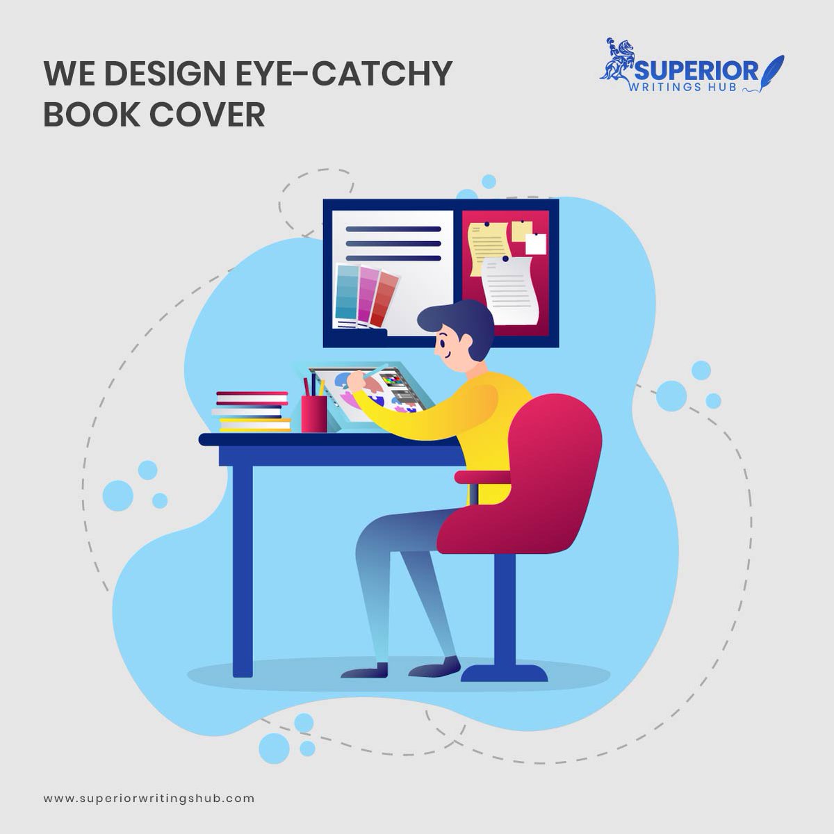 superior_hub's tweet photo. Just as the content writing we also focus on the front page design. Our designer team designs the front page in a way that attracts the attention of the audience toward books.
📲 Call: +1 866-544-8564 
🌐 Visit: https://t.co/UG0o5BCoZe https://t.co/p7BYDynVl6