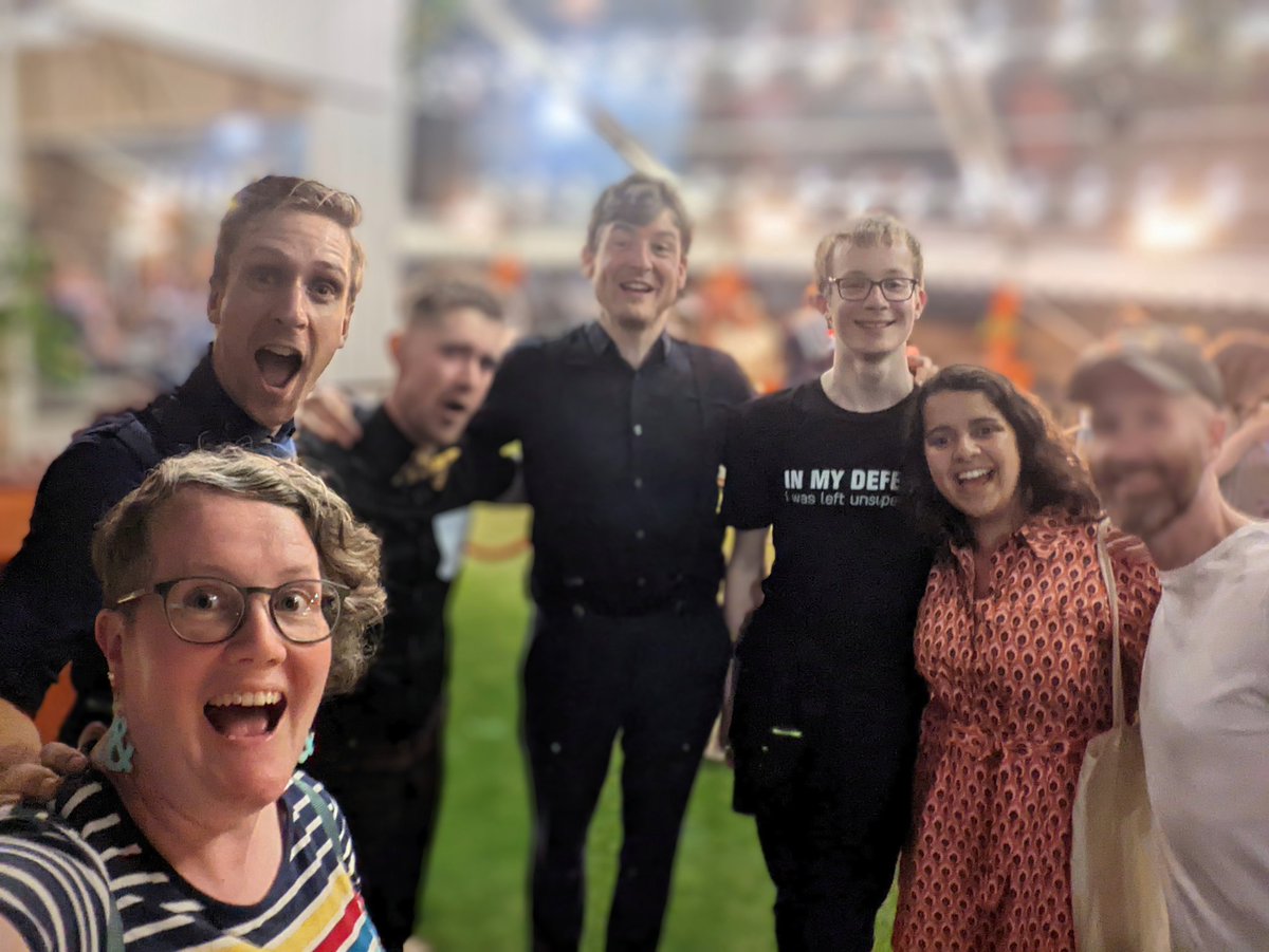 Lauren JohnstonSmith (@yarnoverhook) on Twitter photo Doom dahhhhhh! When Lauren, Laura, Angus and Ross met <a href="/FoilArmsAndHog/">Foil Arms and Hog</a> - fabulous show guys! (Weirdly, it looks like we're at a football stadium... rather than McEwan Hall 🤔) Doom dahhhhhh! When Lauren, Laura, Angus and Ross met <a href="/FoilArmsAndHog/">Foil Arms and Hog</a> - fabulous show guys! (Weirdly, it looks like we're at a football stadium... rather than McEwan Hall 🤔)