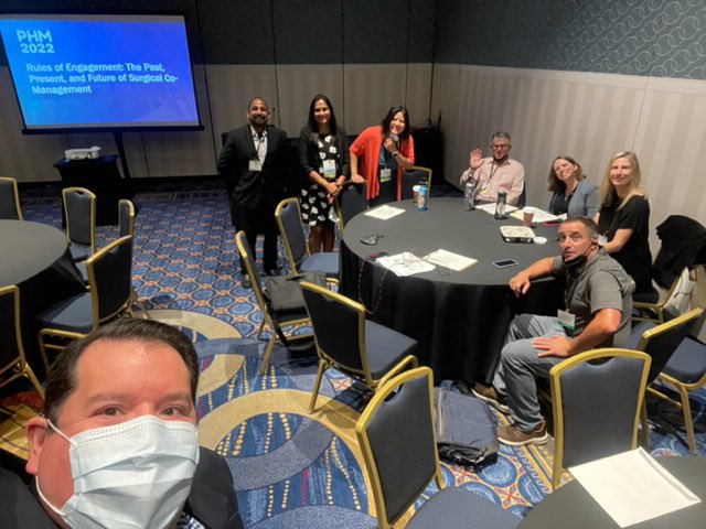 Dr. Auron Moises @CleClinicKids leads workshop at the annual PHM 2022 meeting in Orlando on surgical co-management; way to do Dr. Moises!