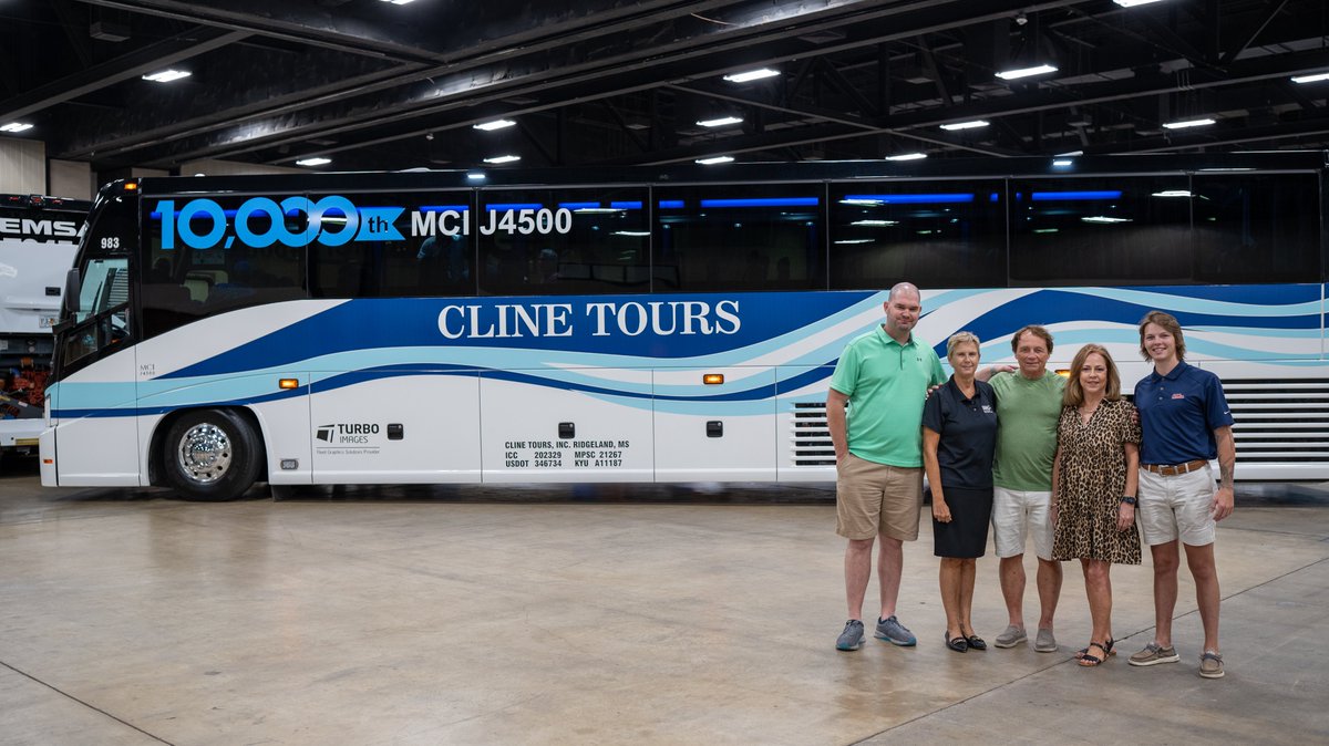 IMG (@imgmotorcoach) on Twitter photo IMG would like to congratulate member company <a href="/ClineTours_Inc/">Cline Tours, Inc.</a> for the recent milestone in acquiring their 300th MCI which is also the 10,000th J4500 motorcoach built by OEM partner <a href="/MCIcoach/">MotorCoachIndustries</a>! #WorkingTogether #GoIMG IMG would like to congratulate member company <a href="/ClineTours_Inc/">Cline Tours, Inc.</a> for the recent milestone in acquiring their 300th MCI which is also the 10,000th J4500 motorcoach built by OEM partner <a href="/MCIcoach/">MotorCoachIndustries</a>! #WorkingTogether #GoIMG