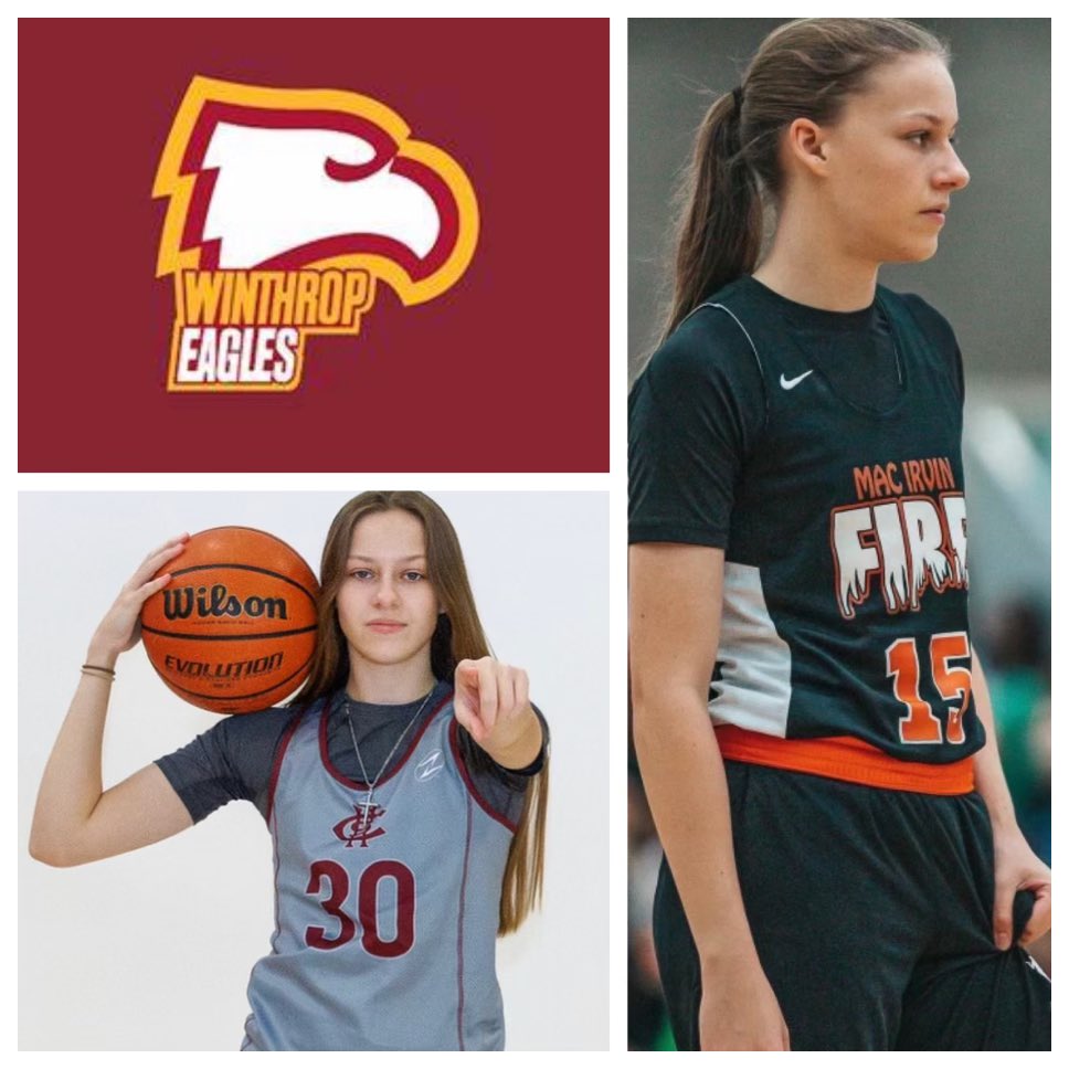 addy_mcleod's tweet photo. I’m so happy to say I am committed to Winthrop university! @MacIrvinGirls @SRLay_21 @WinthropWBB https://t.co/iYVaFu9AuS