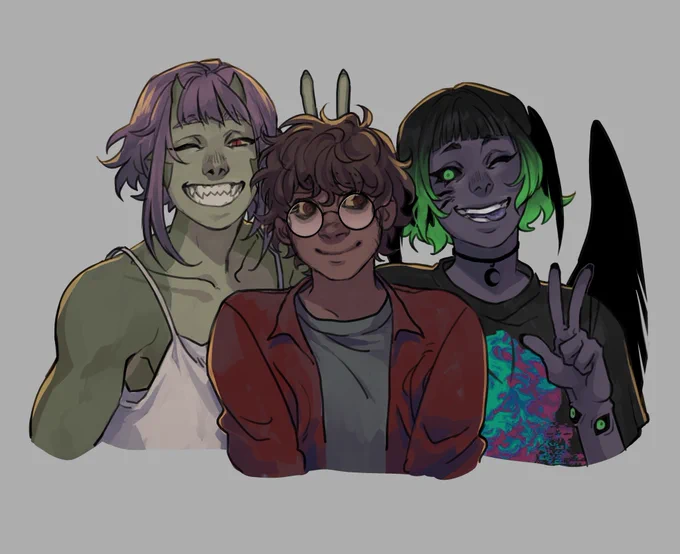 they're so much fun to drawwwww 