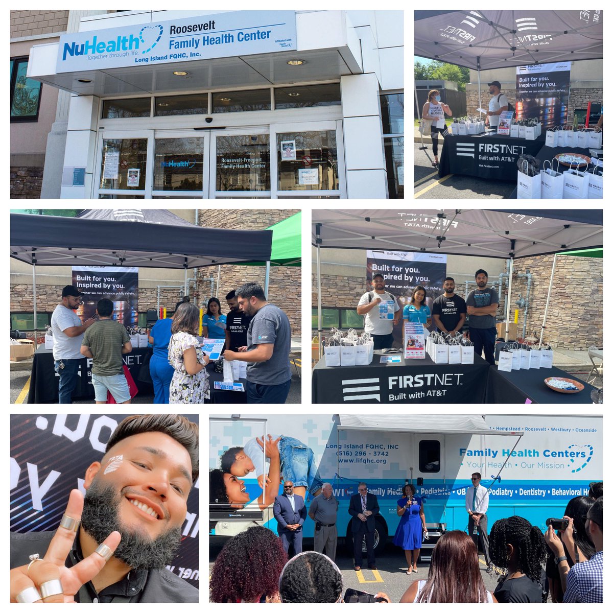 Strategic While Aligned Together! Amazing FirstNet event today in support of NuHealth Family Health Center LI, &amp; closing FirstNet &amp; Family; My pleasure collaborating with @Mike2FirstNet <a href="/Chairez_Marissa/">Marissa Chairez</a> &amp; CWS #SWATSUP #ATT
<a href="/NDixon121212/">Nicole Dixon</a> <a href="/KirkBailey17/">Kirk Bailey</a> <a href="/judy_cavalieri/">Judy Cavalieri</a> <a href="/BenBNewYork/">Ben</a>