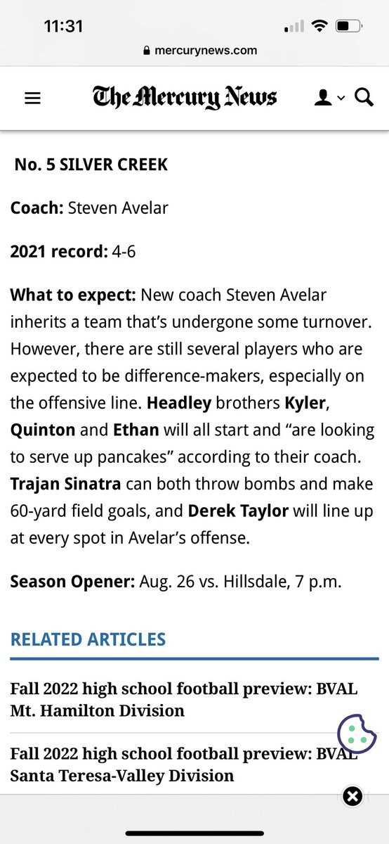 SilverCreekHSF1's tweet photo. Their first battle as a TEAM was keeping it together as ONE. The challenge was real for them. Our list is full of very talented and committed players. As one we move on to the next challenge. #CIF #CCS #bval #highschool #football #mercurynews #BayArea @SinatraTrajan https://t.co/7T0SIjKcDL