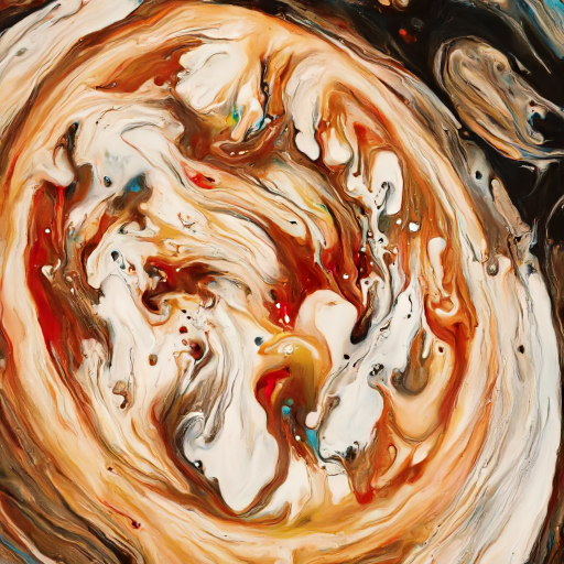OakOrobic's tweet photo. When you are hungry at midnight and use a pizza to start #paintpourdiffusion (it still looks yummy) #aiart #digitalart #Discodiffusion https://t.co/xgn6H80uFg